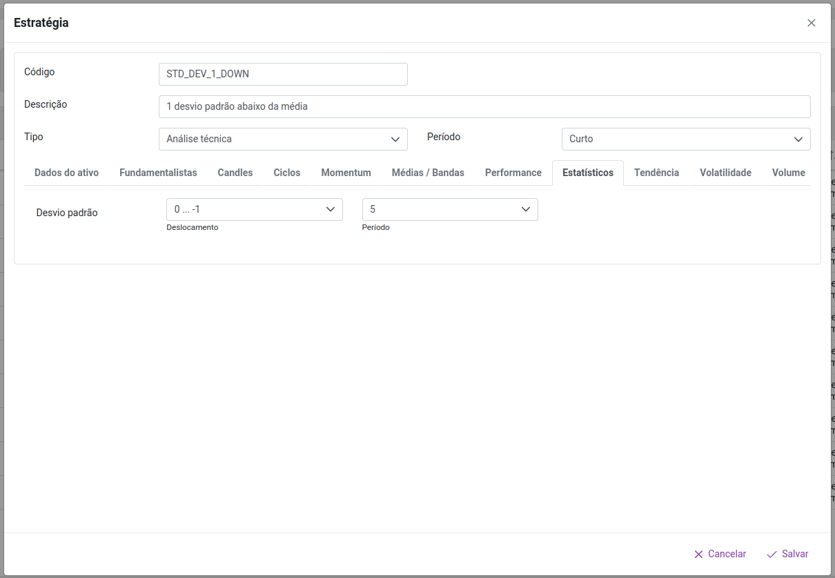 Indicadores estatísticos